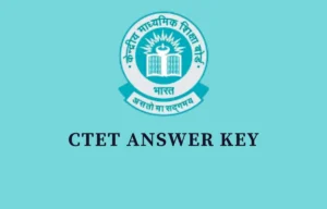 CTET Answer Key 2024 OUT: Download CTET December 2024